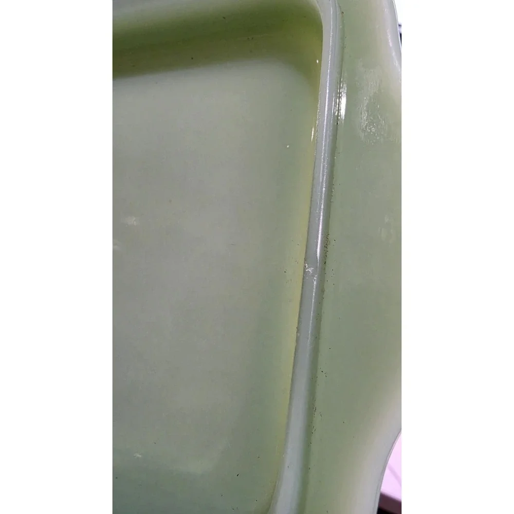 Vintage Jadeite Philbe Refrigerator Dish ( Lid Only ) One Chip In Pic